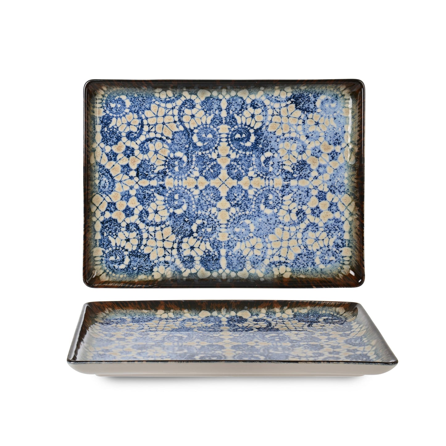 Vassoio Rettangolare Bluet Cm.23x17 - Confezione da 12 Pz.
