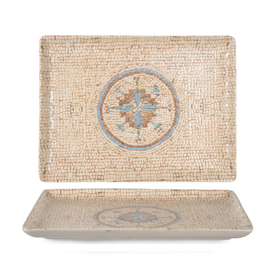 Vassoio Rettangolare Celest Cm.30X22 - Confezione da 6