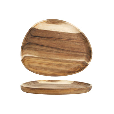 W+F Piatto Acacia Trian.26X20