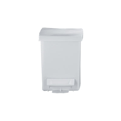 Bidone Bagno Pedale Lt6 Bianco 4190/M