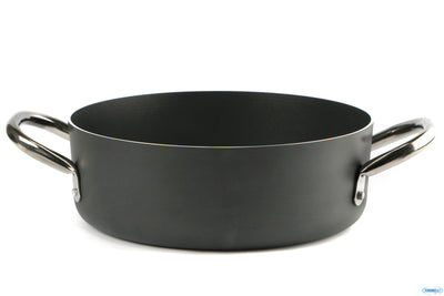 2100-Antiaderente Casseruola Bassa 2 Manici Cm.24 2116.24