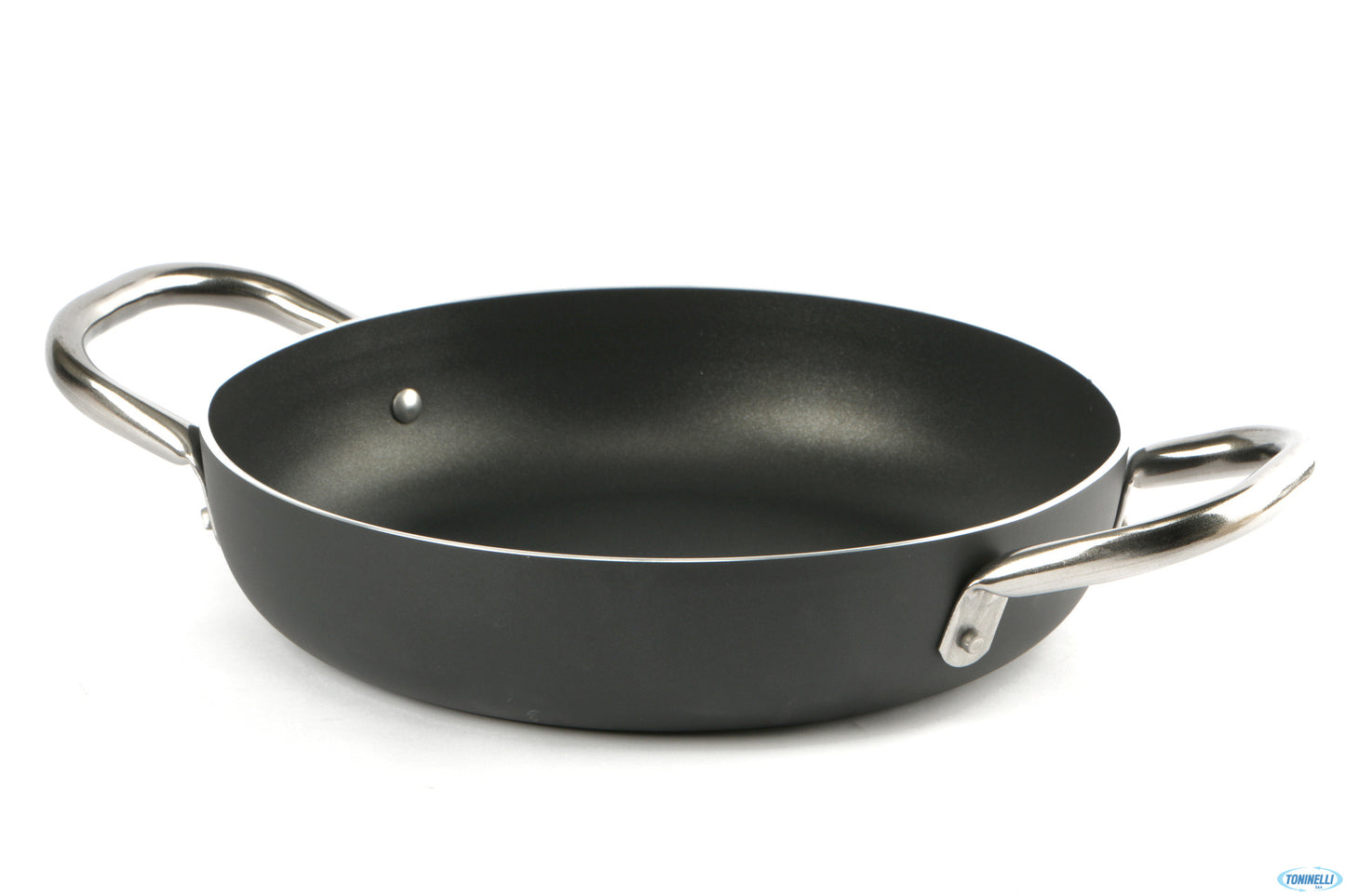 2100-Antiaderente Tegame 2 Manici Cm.24 2108.24