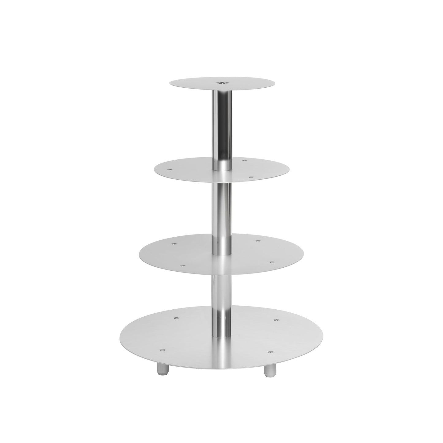 Alzata Torta 4/P Alluminio 63925