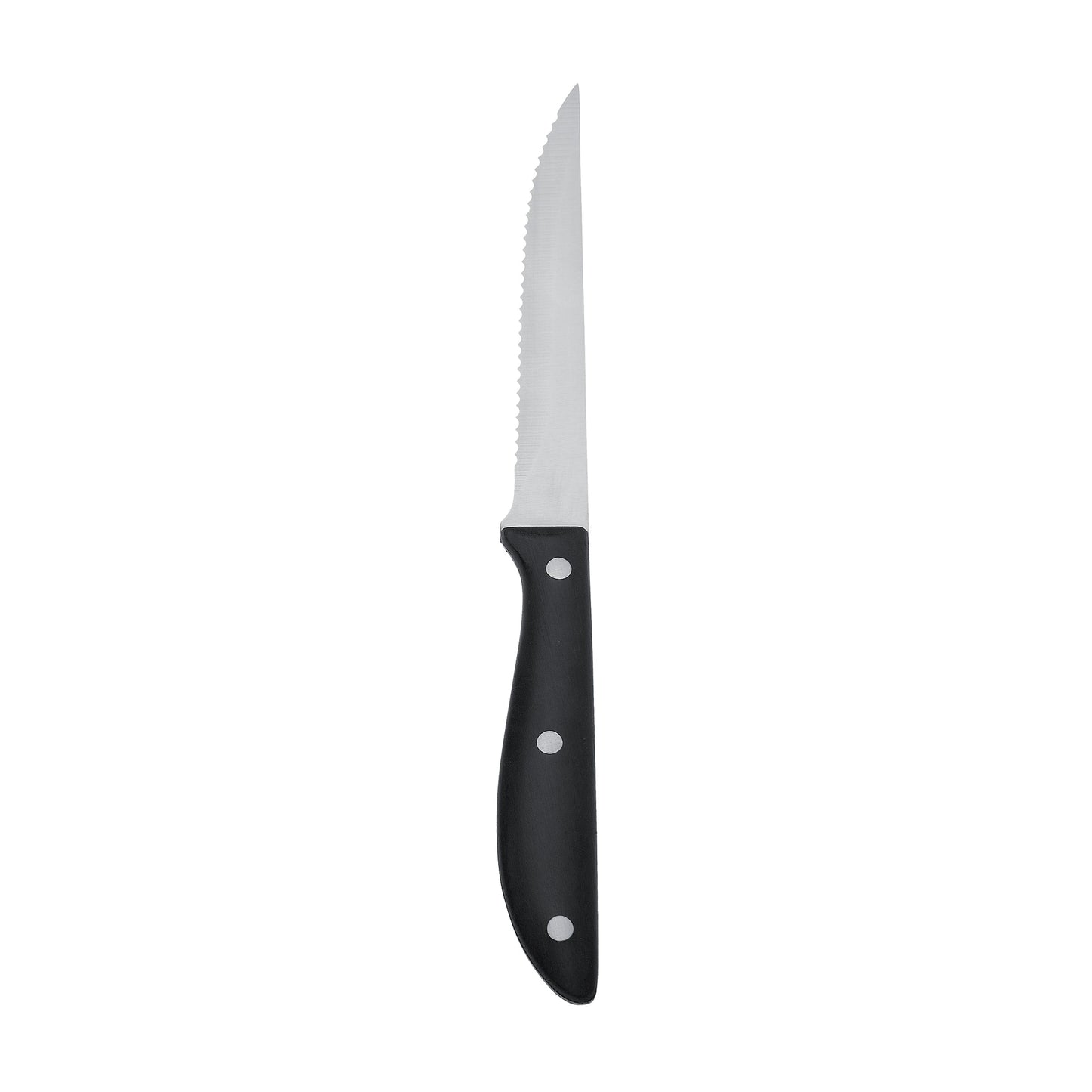 Coltello Bistecca M/Nero Erg.-6- Cbfbi