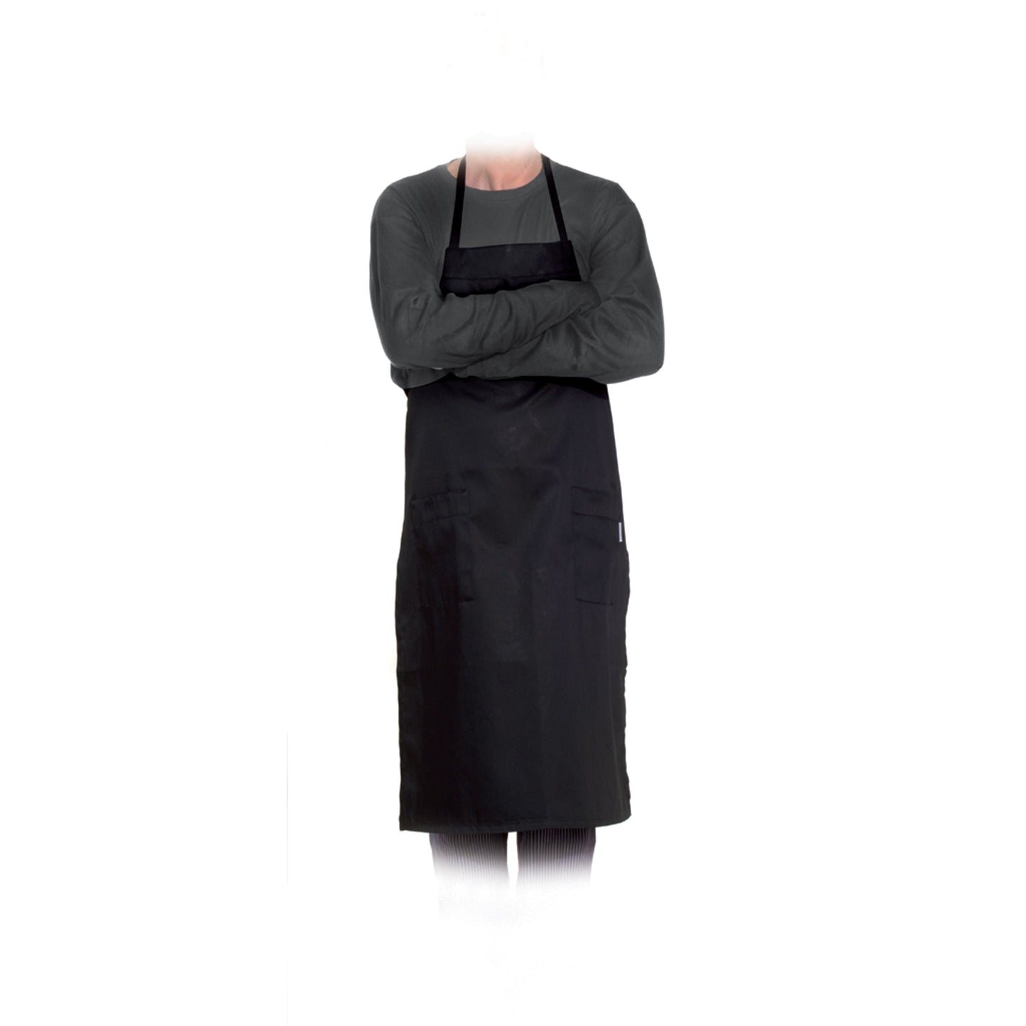 Grembiule Nero Con Pattina
