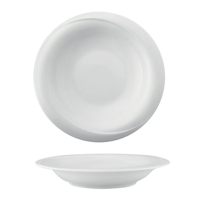 Piatto Pasta X-Tanbul Bianco Ø Cm.30 Interno Ø Cm.22 - Confezione da 6 Pz.