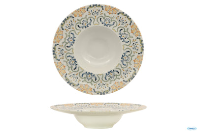 Agadir Napoli - Piatto Pasta K-Bowl Porcellana Decorato Cm 27,5