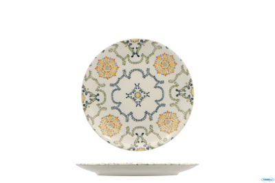 Agadir Siviglia - Piatto Frutta Porcellana Decorato Cm 21