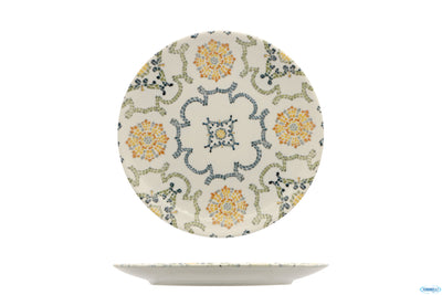 Agadir Siviglia - Piatto Piano Porcellana Decorato Cm 28