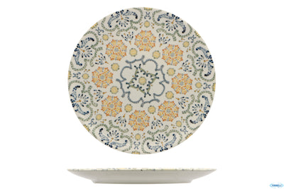 Agadir Siviglia - Piatto Piano Porcellana Decorato Cm 31