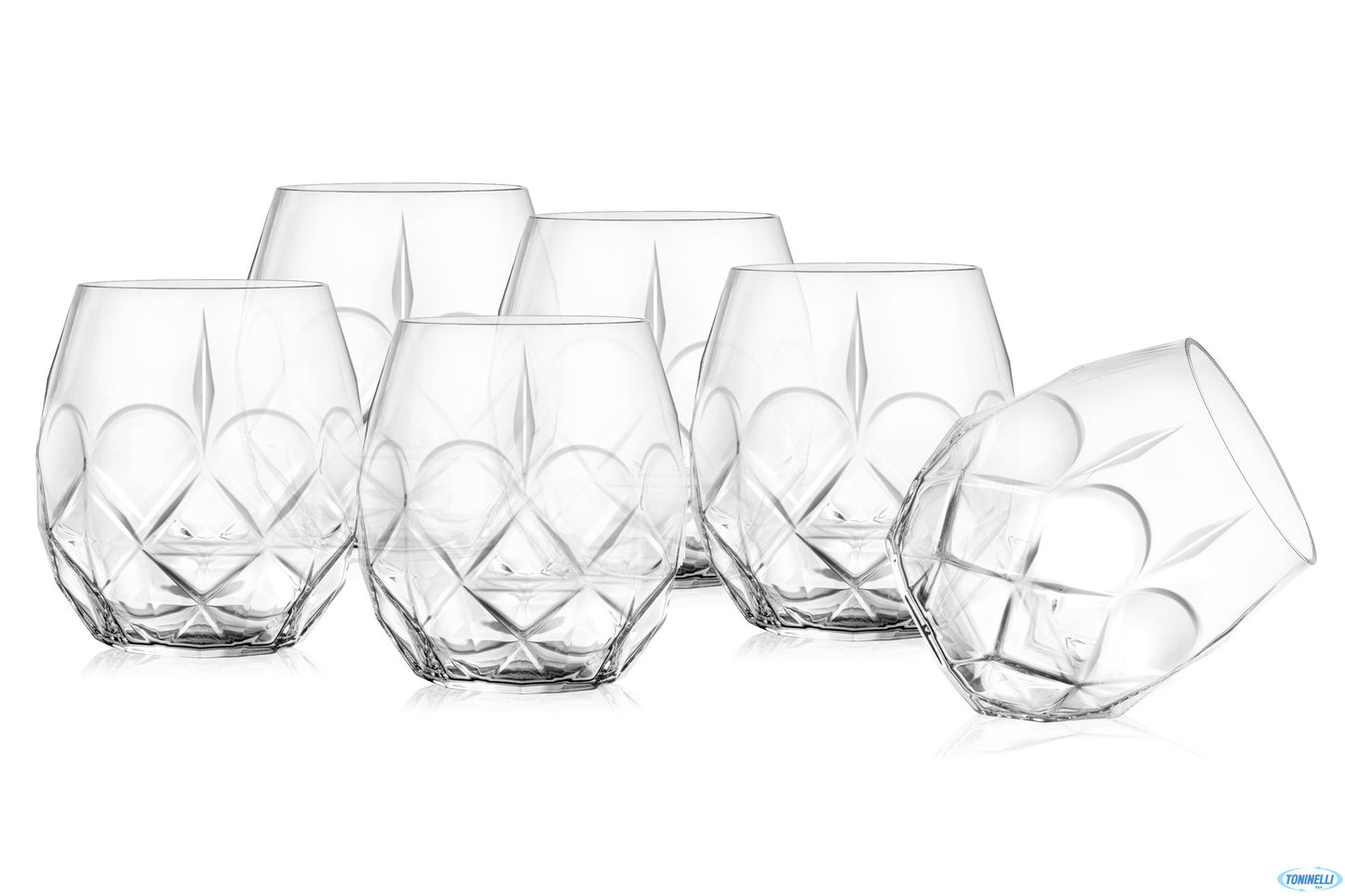 Alkemist - Confezione 6 Bicchieri Acqua Inclinabili Cl 38 27432020006