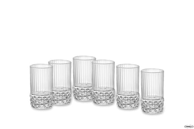 America '20S Confezione Da 6 Bicchieri Shot H.8 Cl.8 Diametro Cm 4,5 122148