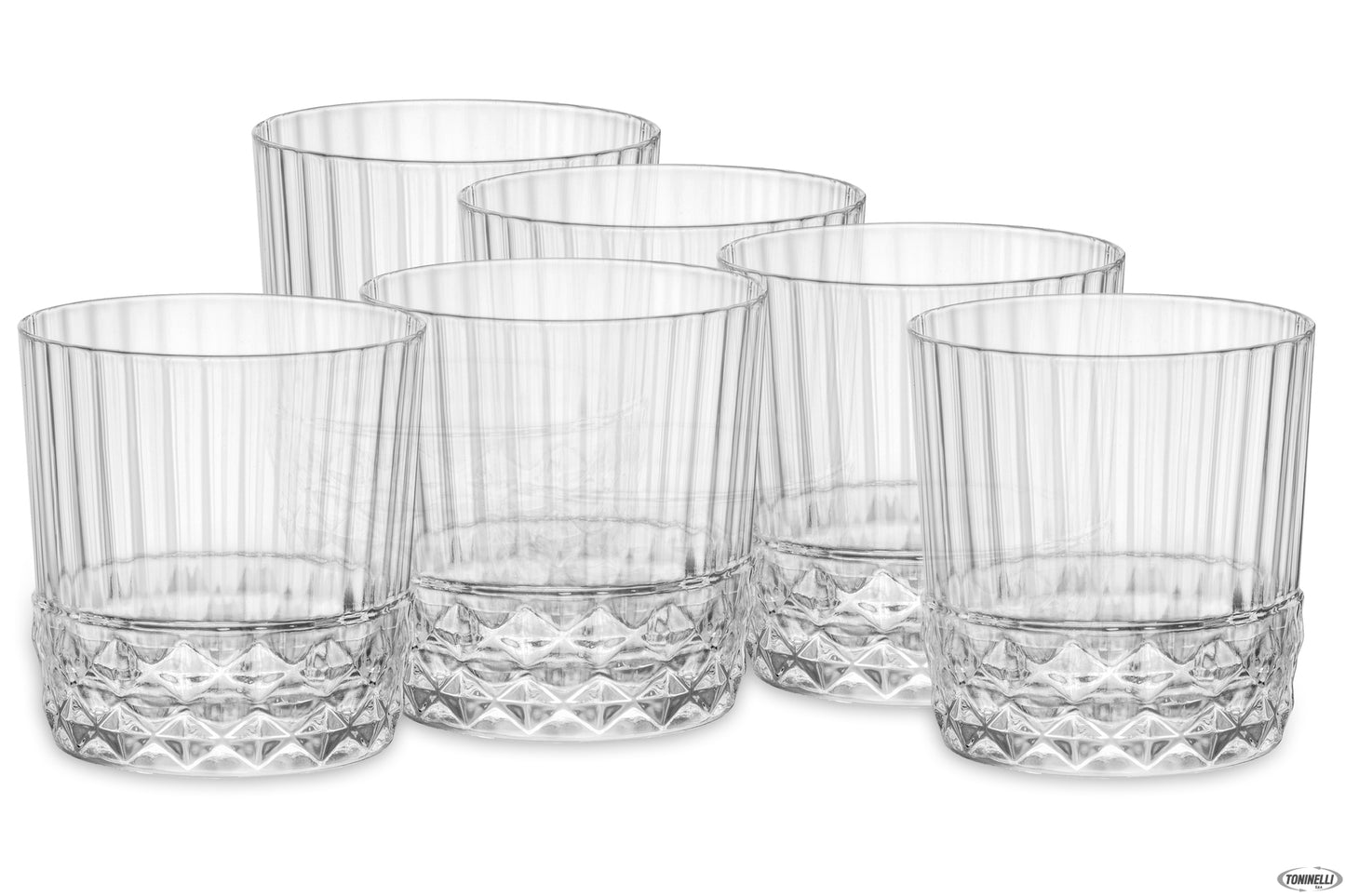 America '20S Confezione Da 6 Bicchieri Per Cocktail Dof H. 9,2 Cl. 37 Diametro 8,8 122139