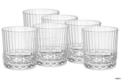 America '20S Confezione Da 6 Bicchieri Per Cocktail Dof H. 9,2 Cl. 37 Diametro 8,8 122139