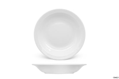 Amerika Bianco-Piatto Fondo Cm 21 Porcellana 119