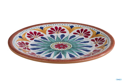 Arabesque-Piatto Piano Cm 21,5H.2 Melamina Decorata 84684