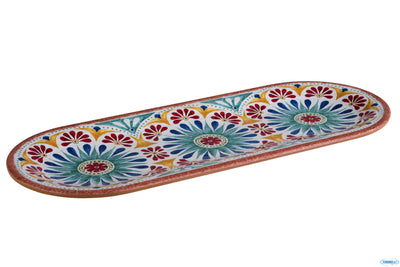 Arabesque-Piatto Rett. Cm 38X15,5Xh.2 Melamina 84686