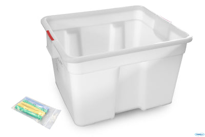 Araven-Contenitore Hdpe Politene Ad Alta Densita' Gn 2.1 65X53X38 90L 04070