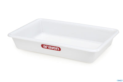 Araven-Vaschetta Bianca 435X285X80 Lt.5 01131