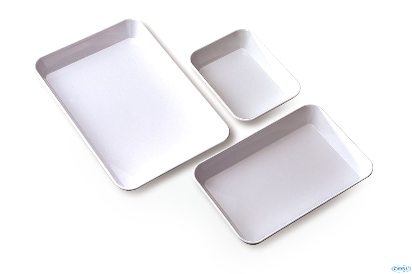 Araven-Vassoio Bianco 28X19 H.4