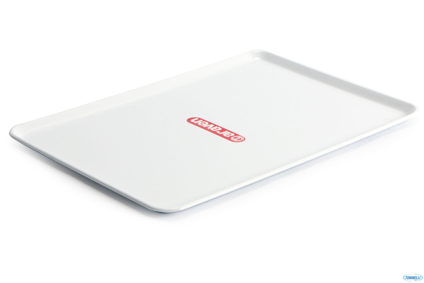 Araven-Vassoio Bianco 42X30 H.1,2