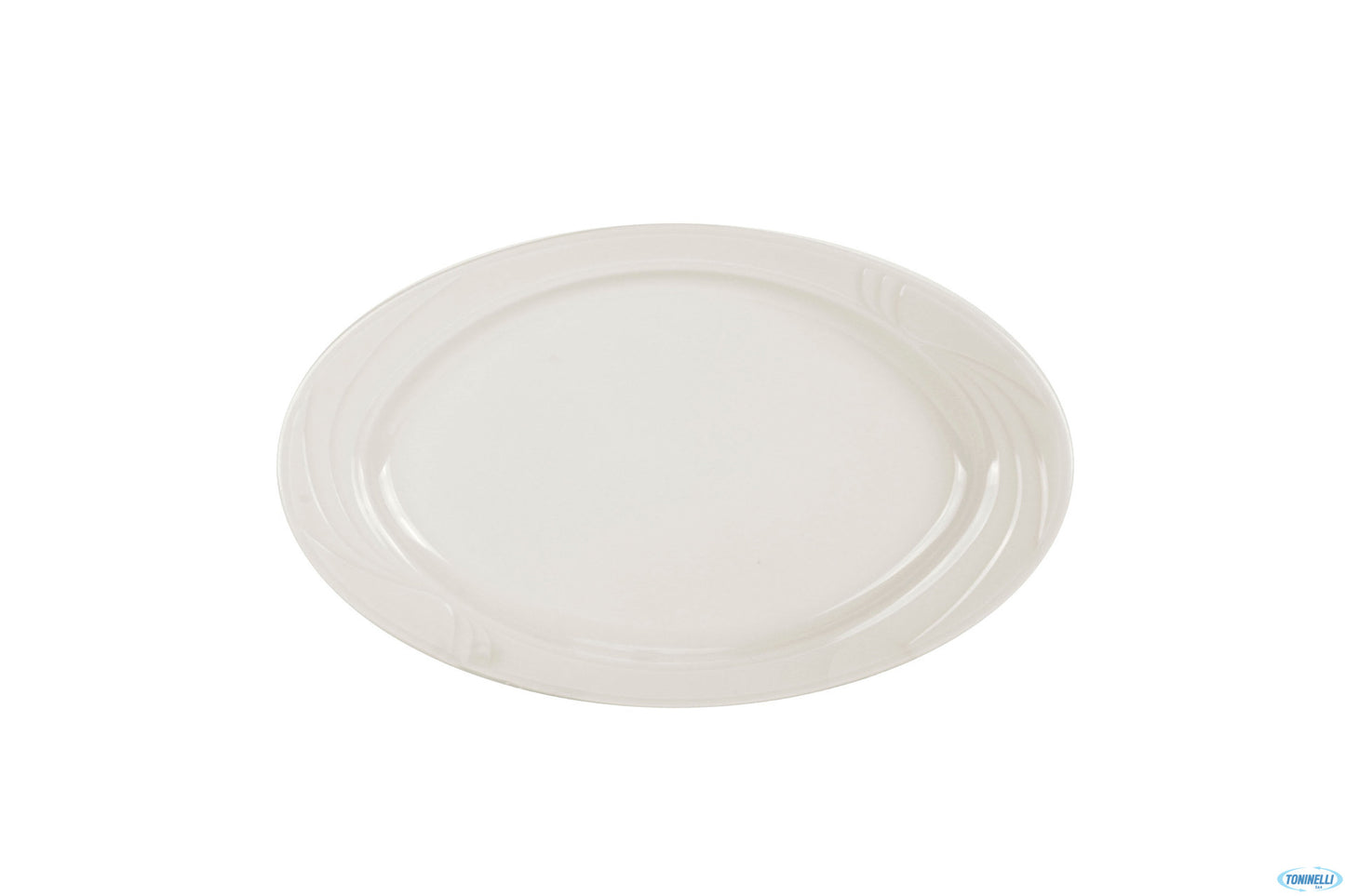 Arcadia-Piatto Ovale Cm 24 Porcellana