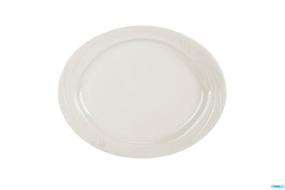 Arcadia-Piatto Ovale Cm 29 Porcellana
