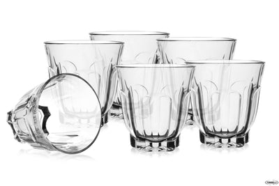 Arcadie - Confezione 6 Bicchieri Forma Bassa Cl 24 Vetro Temperato Q2967