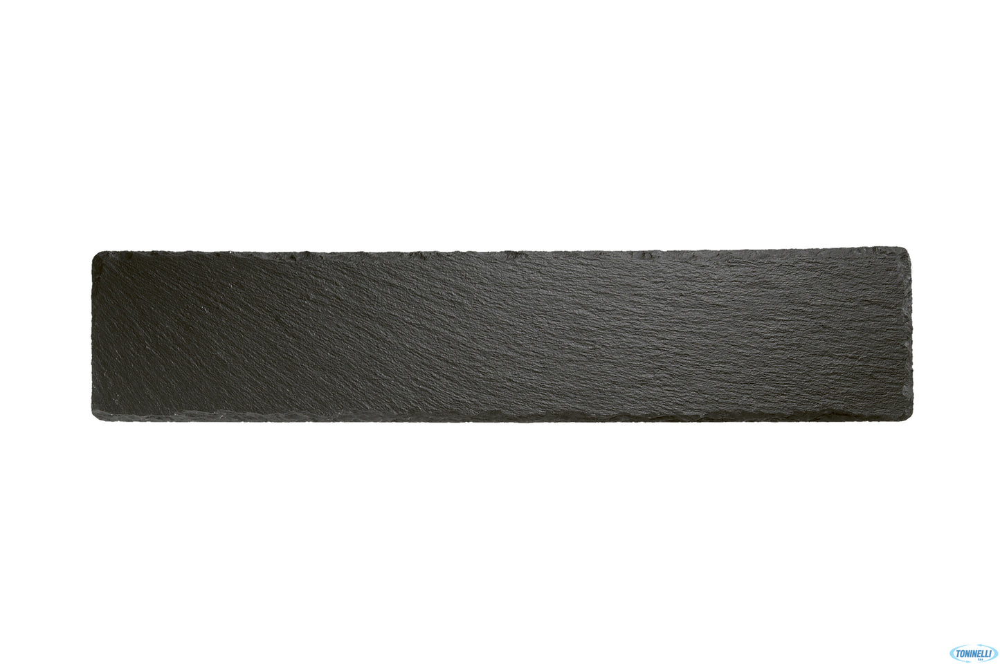 Ardesia Naturale-Piatto Rettangolare Cm.47X10 Con Piedini Antiscivolo 00945