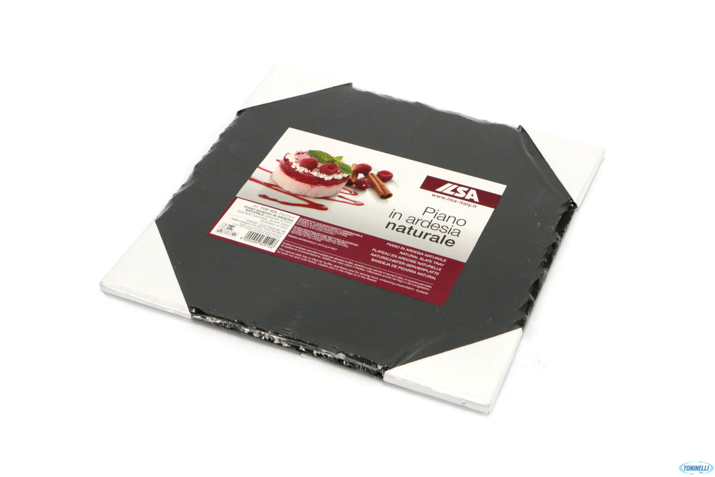 Ardesia Naturale-Piatto Quadro Cm.25X25 1197