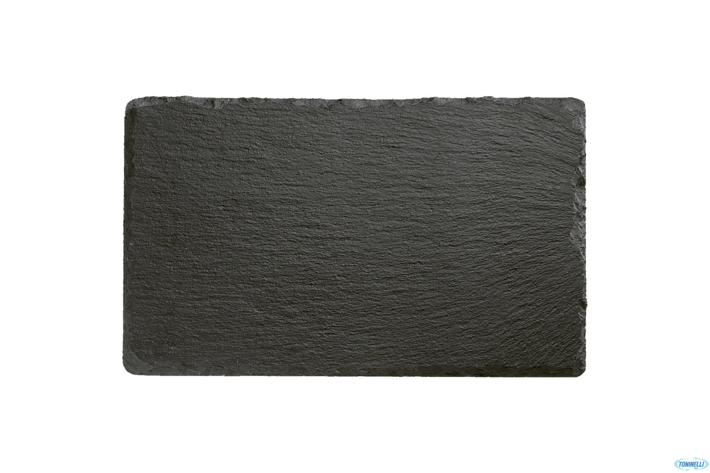 Ardesia Naturale-Piatto Rettangolare Cm.24X15 Con Piedini Antiscivolo 00941