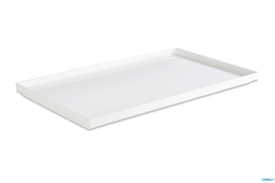 Asia Plus-Vassoio Melamina Bianca Lucida Gn 1/1 Cm 53X32,5 H.3 15449
