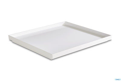 Asia Plus-Vassoio Melamina Bianca Lucida Gn 1/2 Cm 32,5X26,5 H.3 15450