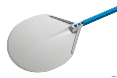 Azzurra - Pala Pizza Alluminio Tonda Cm 36 Manico Cm 150 A-37