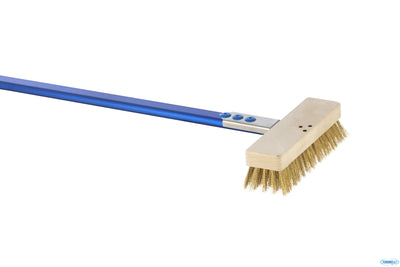 Azzurra - Spazzola Ribassata Per Forni Elettrici Con Setole In Ottone E Manico Da Cm 120 Acsp3-12