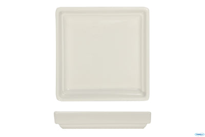 B.B. White-Piattino Quadro Cm.10X10X2,1 Ba2673