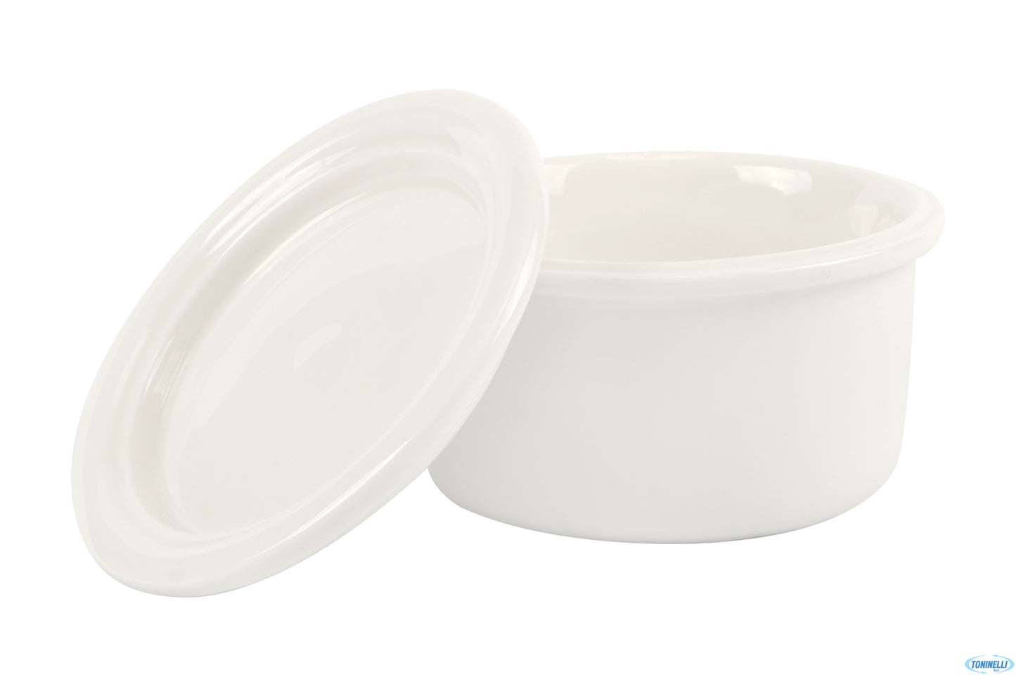 B.B. White-Vasetto Cilindrico Ml.165 Con Coperchio 80Mm 6923D-3.5-T