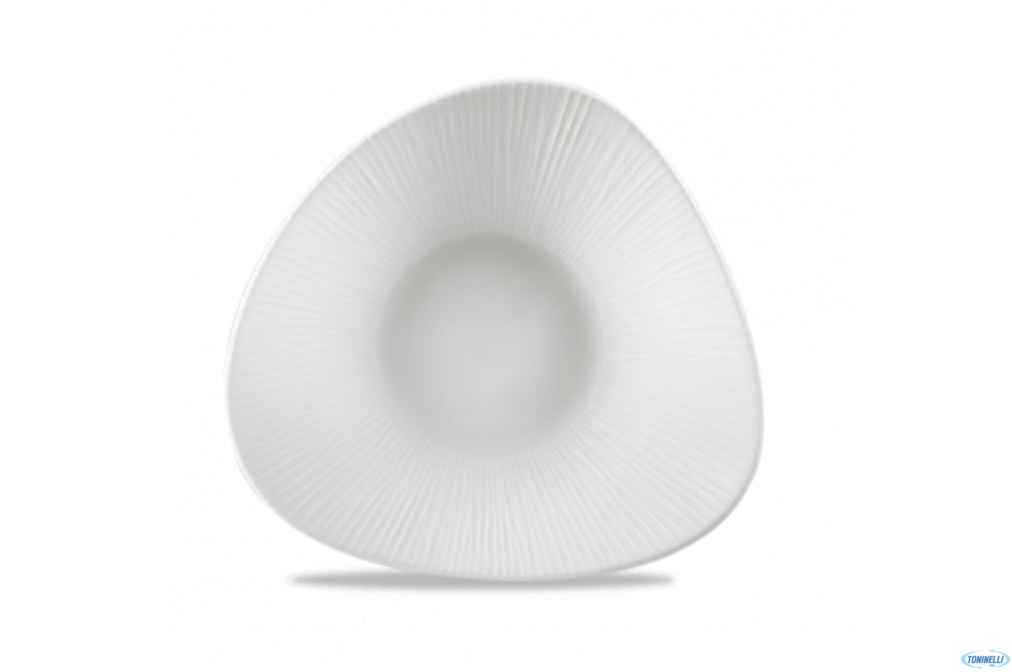 Bamboo White-Pasta Bowl Triangolare Cm 21 Whbalb231