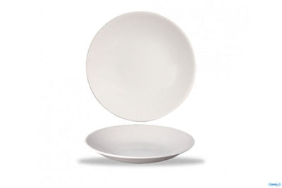 Bamboo White-Piatto Fondo Coupe Cm 22,5 Whbald221
