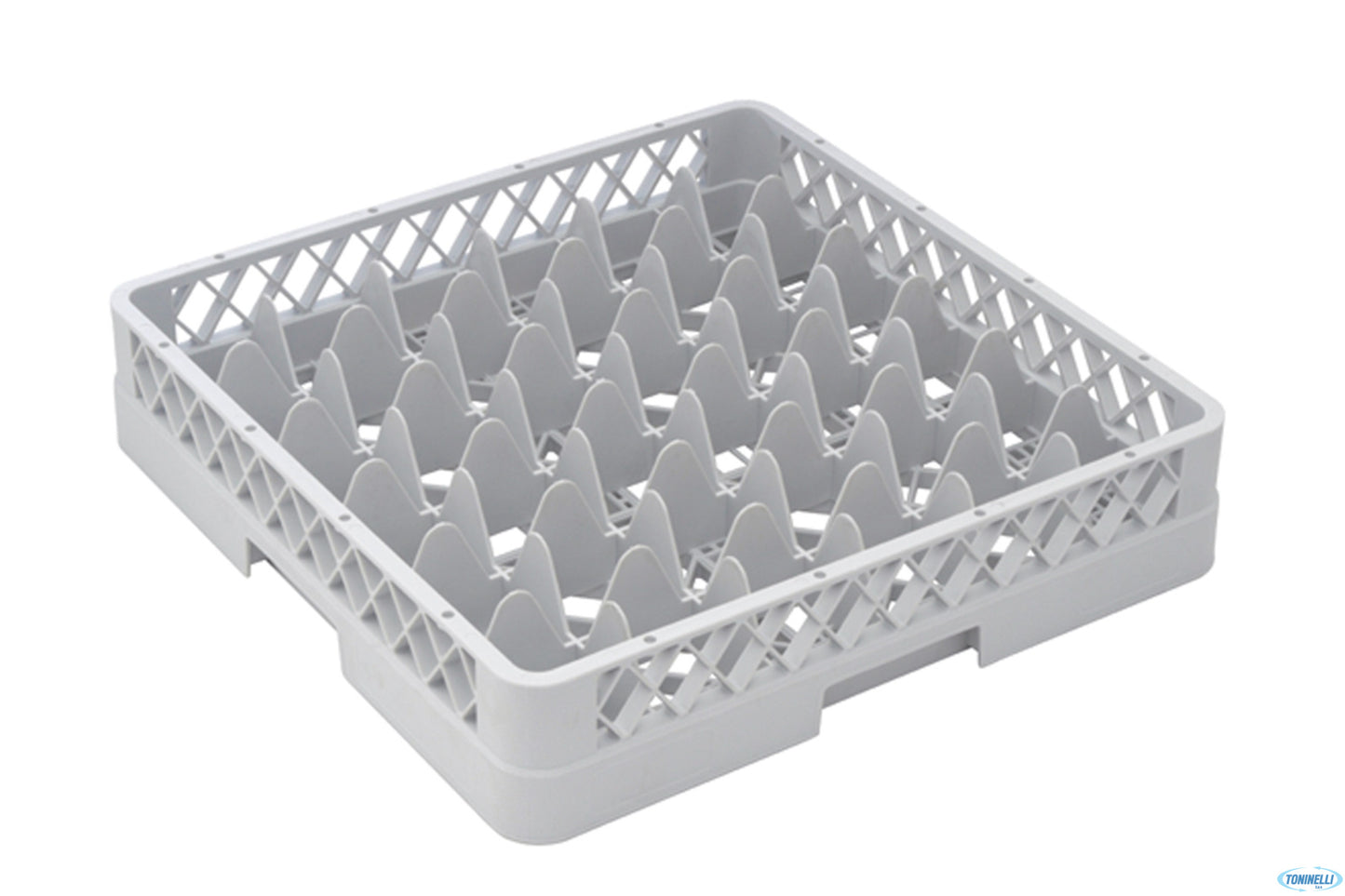 Base 36 Scomparti Grigia Cm.50X50 Per Lavastoviglie Rbase36