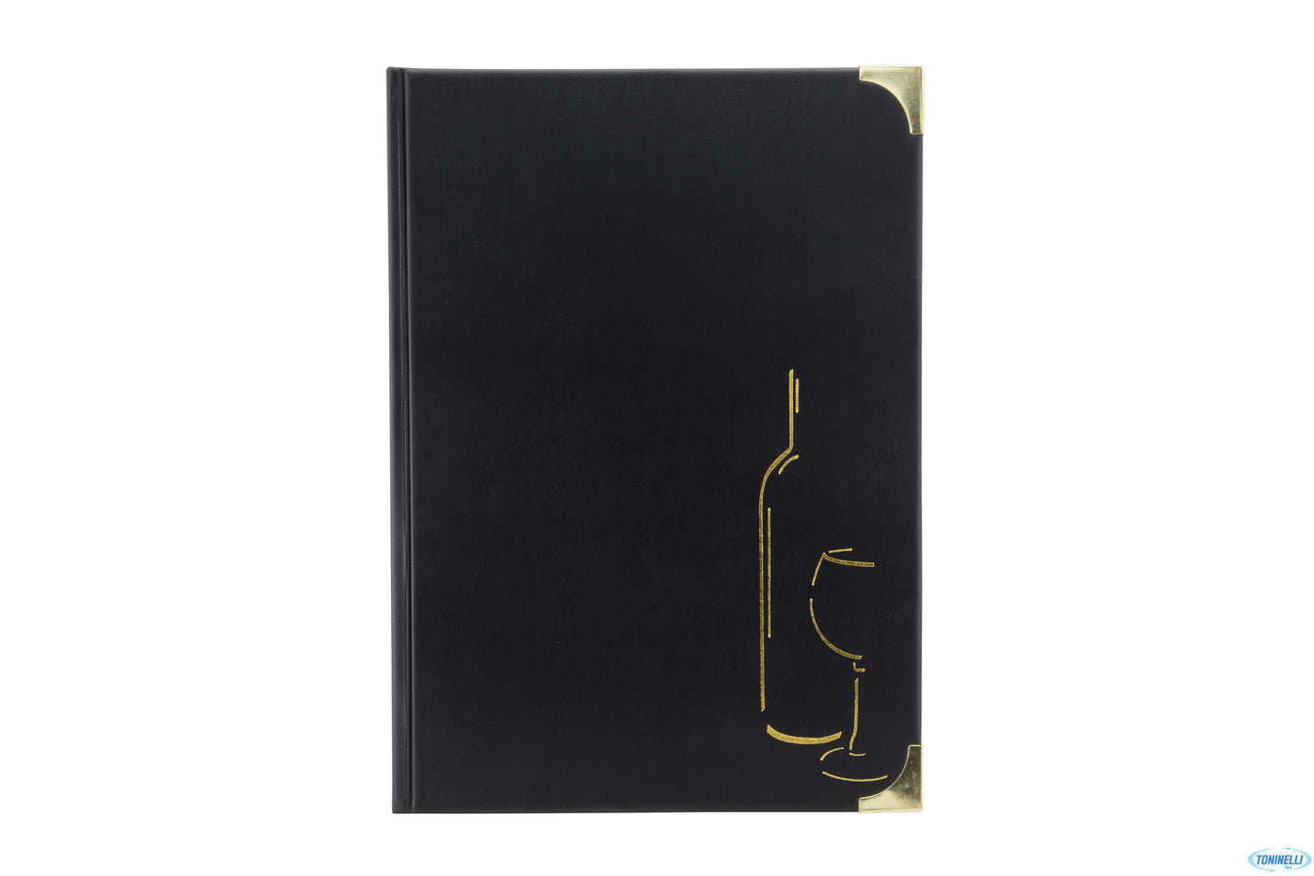 Basic-Portamenu Carta Dei Vini A4 Nero Cm 31,5X24 Mc-Brwc-Bl