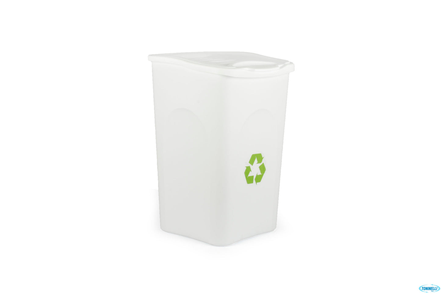 Be Green Pattumiera Bianca Plastica 50 Litri 70601