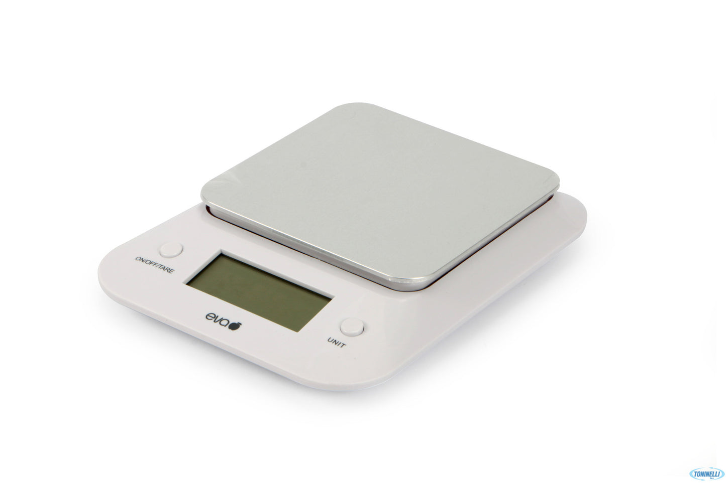 Bilancia Cucina Digitale 1G-3Kg Bianca Base Alluminio 033418