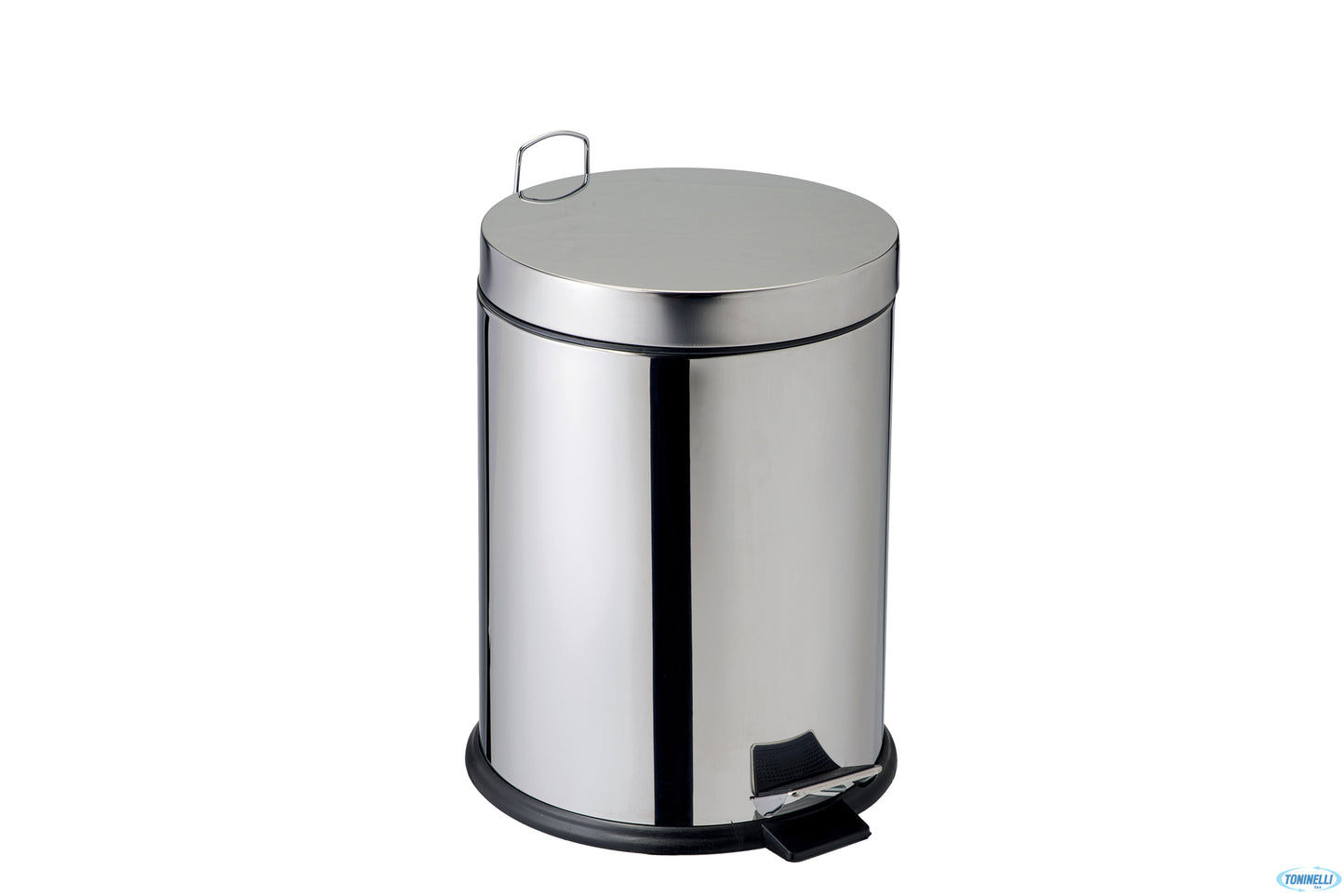 Bin 304-Pattumiera A Pedale Inox Aisi 304 Brillante 14L Cm 27 H 38 906712
