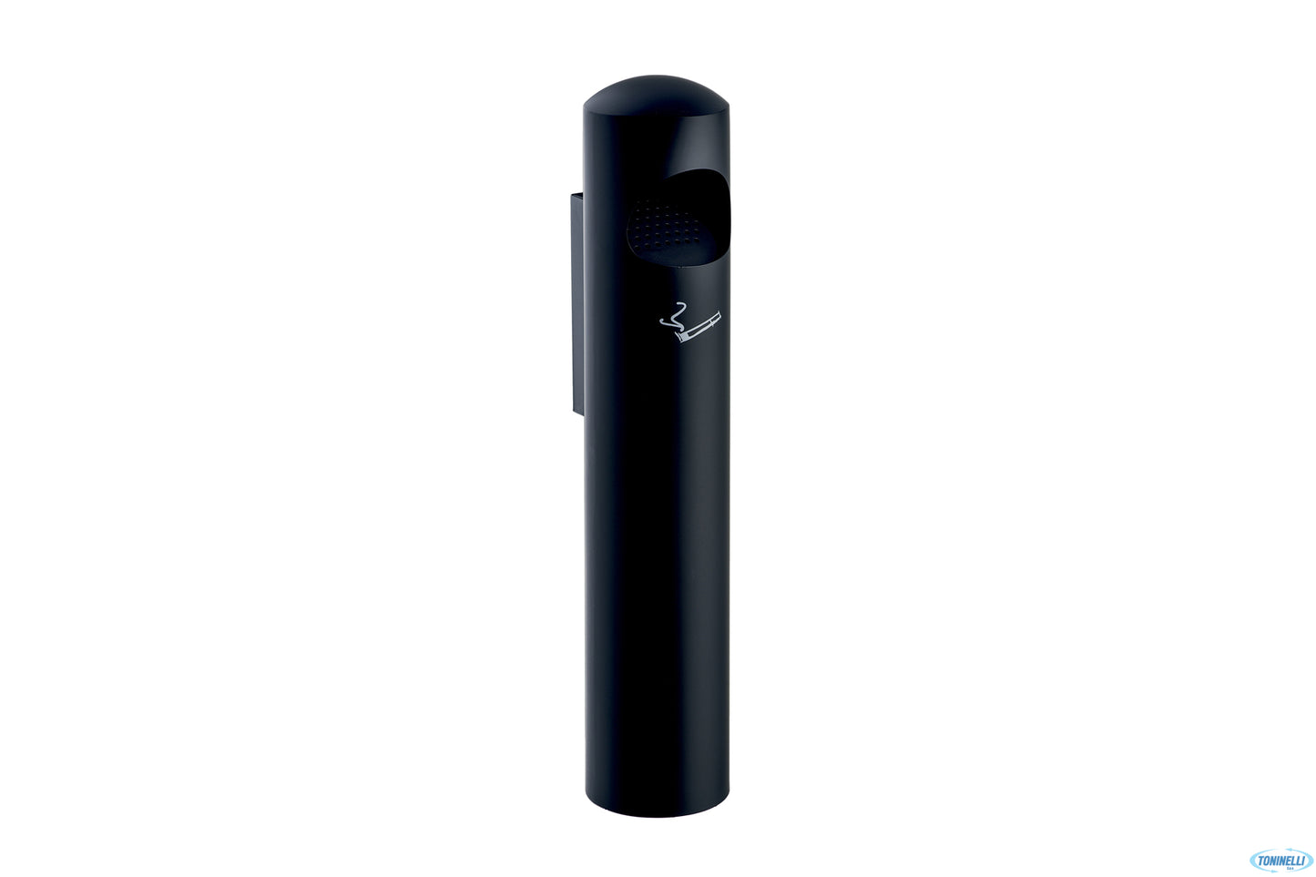 Birkin-Posacenere Murale Inox Nero Lt.5 Cm.18Xh.64,5 108003