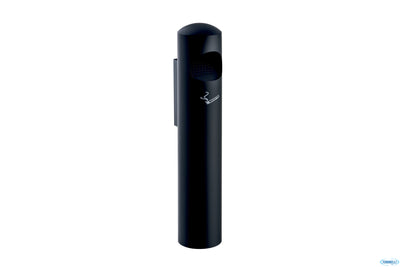 Birkin-Posacenere Murale Inox Nero Lt.5 Cm.18Xh.64,5 108003