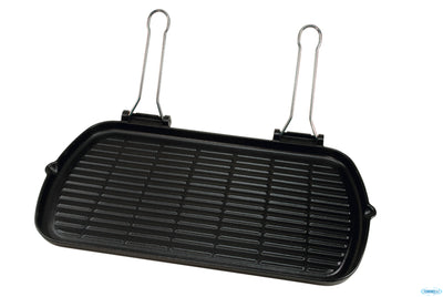 Bistecchiera Ghisa Smaltata 27X50 Doppio Manico