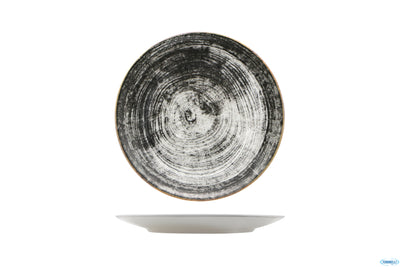 Black Round-Piatto Frutta Siviglia Decorato Cm.21 22Z07004