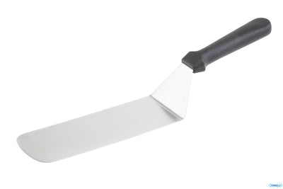 Blue-Spatola Hamburger Flessibile Cm.24,5X7,5 Lunghezza Tot. Cm.37,5 Lama In Acciaio Inox, Manico Po