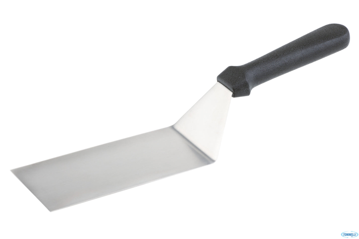 Blue-Spatola Rettangolare Flessibile Cm.20X7,5 Lunghezza Tot. Cm.33 Lama In Acciaio Inox, Manico Pol